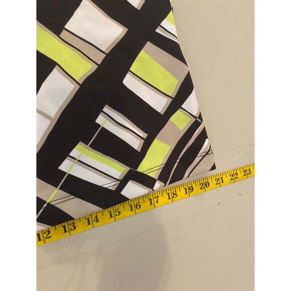 Chicos Weekends Womens Multicolored Short Sleeve Tops Size 1 Medium. - Picture 10 of 11